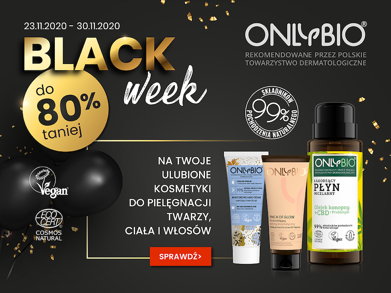 Black Week w OnlyBio- sprawdź mega rabaty!