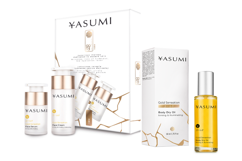 Poznaj luksusową terapię dla cery dojrzałej- seria YASUMI Gold Sensation